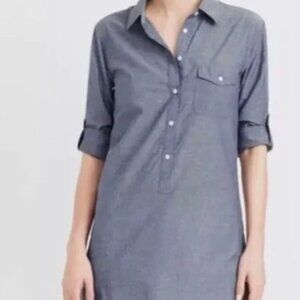 Jcrew Factory Chambray Tunic Top
